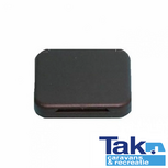 Presto Contactdoos Cover met Klepje Bruin