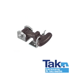 Rubberen aantrekker 70mm zwart