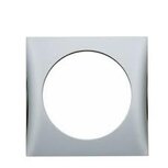 Berker Afdekraam Flow 1-Vaks Chroom Mat