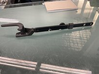 Hobby raamuitzetter kort 12,5 cm zwart met schroef rechts of links