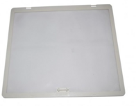 MPK Vliegenhor Scharnier Buitenzijde 28x28cm Grijs