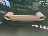 Handvat caravans/disselbakklep wit