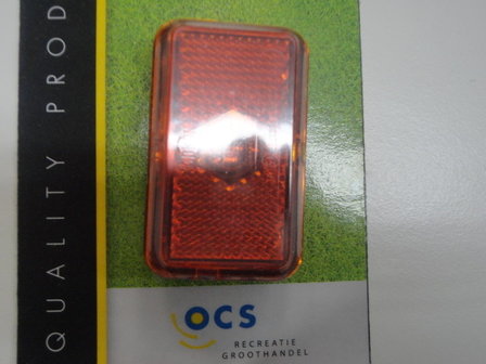 Reflector plat 74x45mm oranje Jokon