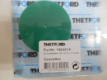 Thetford cap waterfill funnel cassette groen