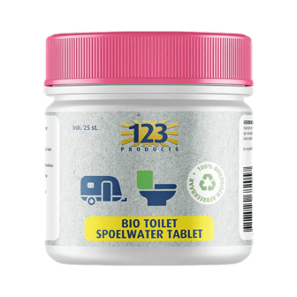 123 Bio Toilet Spoelwater Tablet