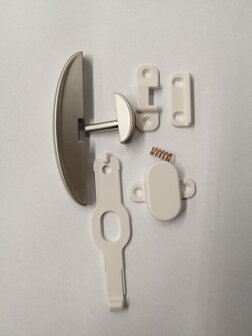 Hobby deurkastgreepje zilver