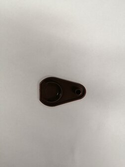 Hobby meubelverbinding afdekkap bruin 3hoek+pen per stuk