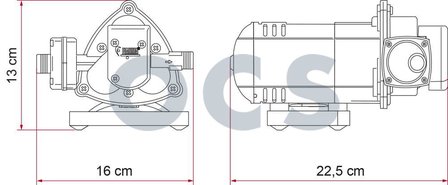 Fiamma Zelfaanzuigende Waterpomp Aqua 8 12V-7L