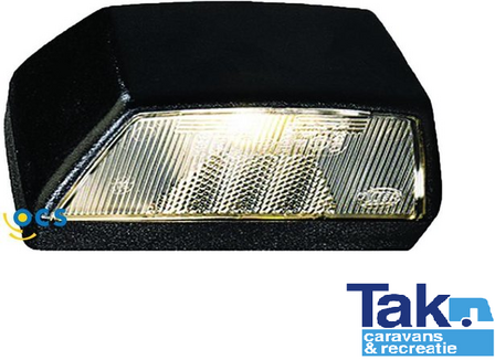 Kentekenverlichting Hella zwart