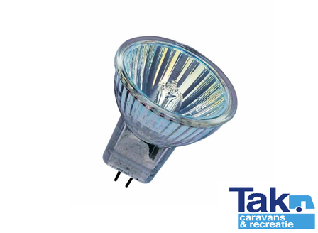 Halogeenlamp 12V-20W, m/glas 35mm