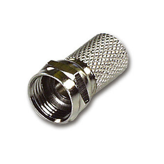 F connector 6mm ( 2 stuks)