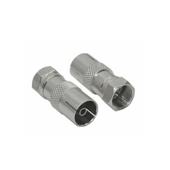 F connector female Coax male