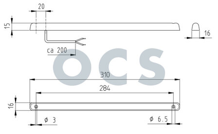 Jokon Derde Remlicht ZHBL24-2 28 LEDs Rood