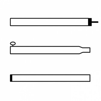 Campking car. voortentstok 25/22mm 170-250cm Basic