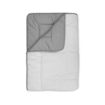 Walra Travel Dekbed (140x200) lichtgrijs/antraciet