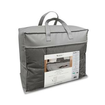 Walra Travel Dekbed (140x200) lichtgrijs/antraciet