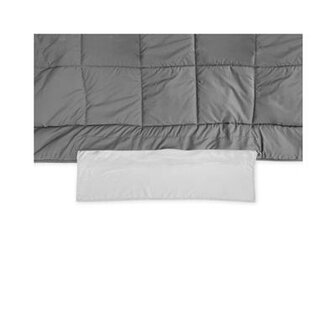 Walra Travel Dekbed (140x200) lichtgrijs/antraciet
