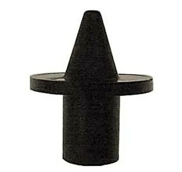 Puntdop tentstokpoot 25mm per 3 stuks