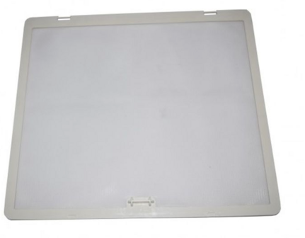 MPK Vliegenhor Scharnier Buitenzijde 28x28cm Grijs