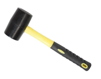 Rubberhamer + /kunststof greep 