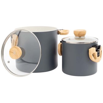 Bo-Camp - Urban Outdoor collection - Pannenset - Barbican - Aluminium - Inductie - 3-Delig