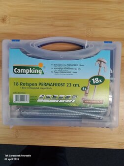 18 Rotspen ,schroef  Permafrost 23 cm