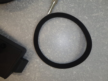 Deurslot Oberholz zwart 30-35mm links