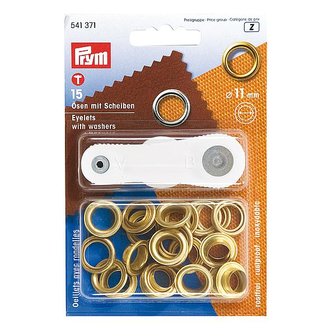 Prym - Zeilringen - Messing - &Oslash; 11 mm - 15 Stuks