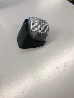 Hella Breedtelicht Vierkant/Taps Opbouw Wit Onderplaat Zwart