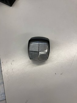 Hella Breedtelicht Vierkant/Taps Opbouw Wit Onderplaat Zwart