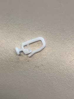 Gordijnrunner nylon 20 stuks.