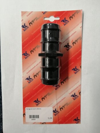 Slangverbinder Recht 40mm