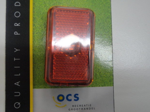 Reflector plat 74x45mm oranje Jokon