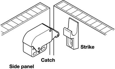 Snapslot mini latch wit