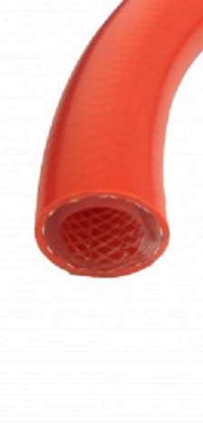 Gimeg gewapende waterslang rood 10x16mm per meter