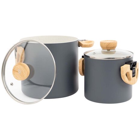 Bo-Camp - Urban Outdoor collection - Pannenset - Barbican - Aluminium - Inductie - 3-Delig