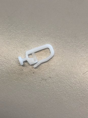 Gordijnrunner nylon 20 stuks.