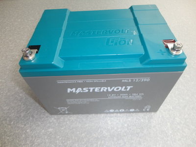 Mastervolt 12,8V 30A 384Wh Lithium ion battery MLS 12/390