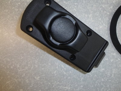 Deurslot Oberholz zwart 30-35mm. Links Gatmaat 92mm.