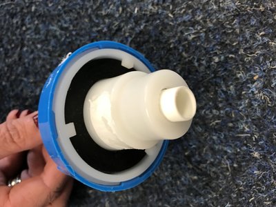 portlandwaterinvoerdop met snel koppeling