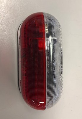 Adria Breedtelicht Jokon rood/wit zonder lampje.