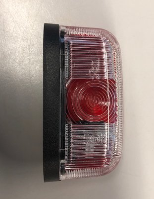 Adria Breedtelicht Jokon rood/wit zonder lampje.