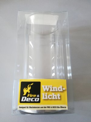 Windlicht voor Bio Olie kaars